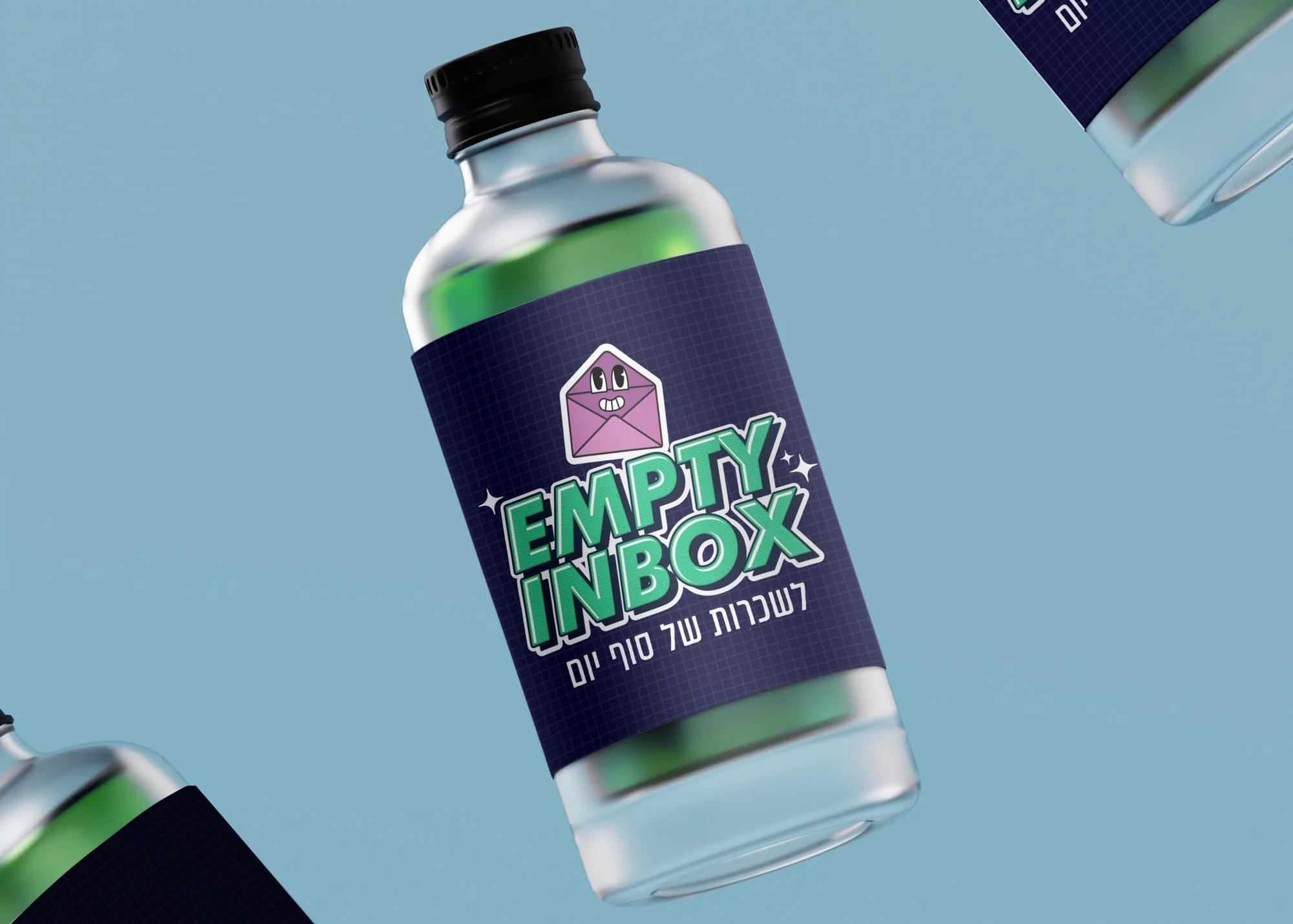 Empty Inbox cocktail bottle